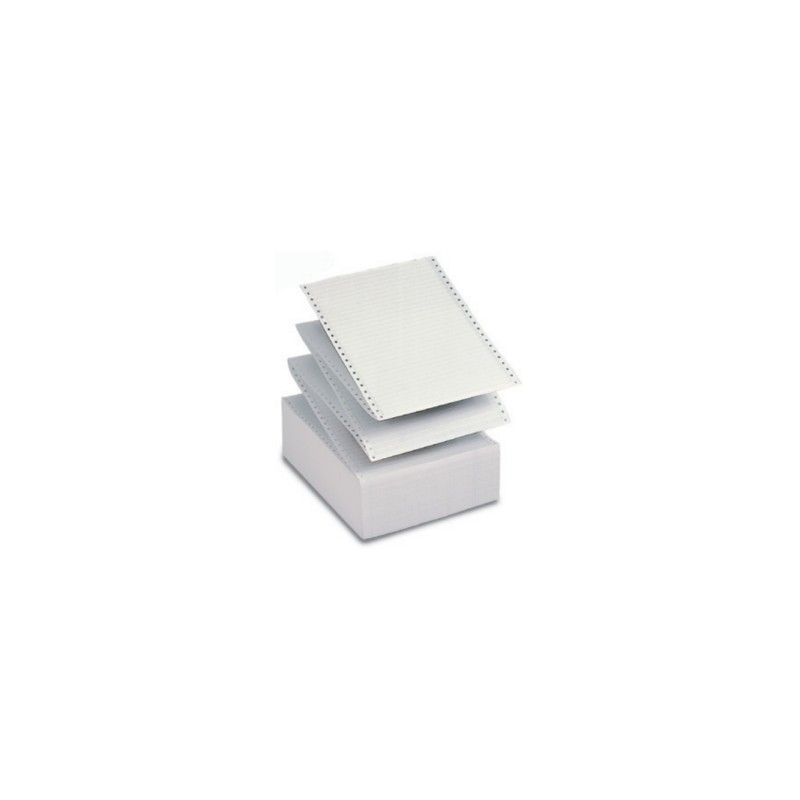 SABACART Carta a modulo continuo LF-FS 37,5cm x 11 gr.60 Bianco (Conf. 2000 fogli)"