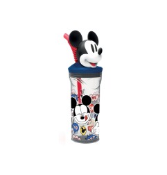 1 - BICCHIERE TRITAN MICKEY C/CANNUCC. 3D ST50166-74366