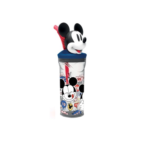 BICCHIERE TRITAN MICKEY C/CANNUCC. 3D ST50166-74366