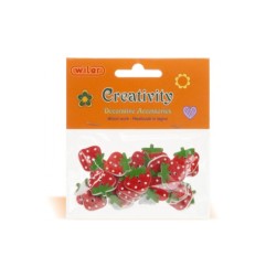 1 - ACCESSORI CREATIVITY FRAGOLA IN LEGNO WD13