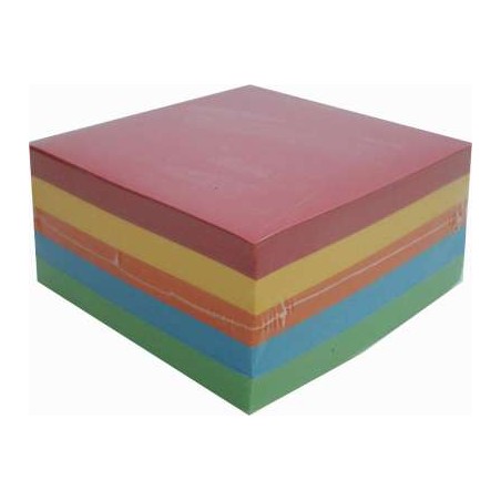 1 - Cubo notes 5 colori forti post-it  10x10x5 500fg 5COL.FORTI