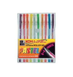 1 - BIRO GEL KOH-I-NOOR PASTEL NAGP 10 PZ NAGP10P