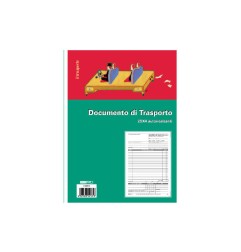 1 - EDIPRO  Blocco documento di trasporto 25x4 autoricalcante 29,7x21 E5218C