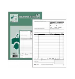 1 - EDIPRO  Blocco documento di trasporto 33x3 autoricalcante 29,7x21 E5219CT