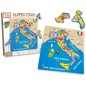 TEOREMA FATTO DI LEGNO - SCOPRI L'ITALIA PUZZLE 13 PZ STACCABILI 40462