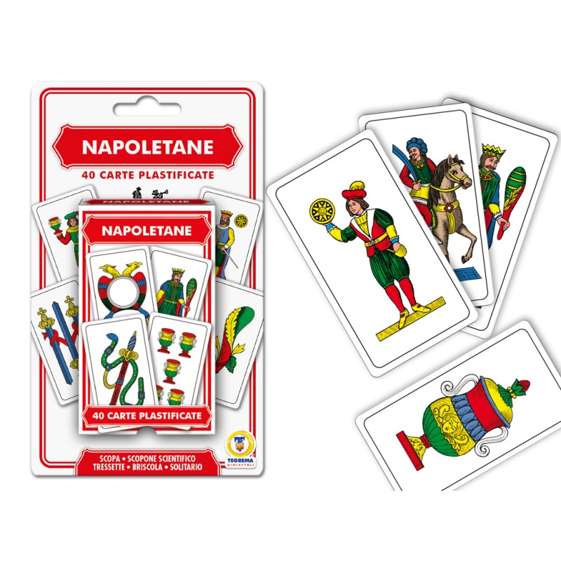 TEOREMA CARTE DA GIOCO NAPOLETANE  40 PZ PLAST. 40517