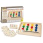 TEOREMA FATTO DI LEGNO - GIOCO DEI 4 COLORI  MONTESSORI 40549