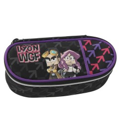 1 - ASTUCCIO OVALE ACCESSORIATO COMIX LYON GAMER + ANNA 67020