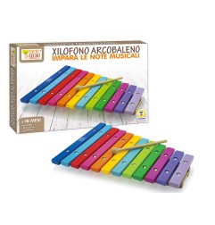 1 - TEOREMA FATTO DI LEGNO - XILOFONO ARCOBALENO 40566