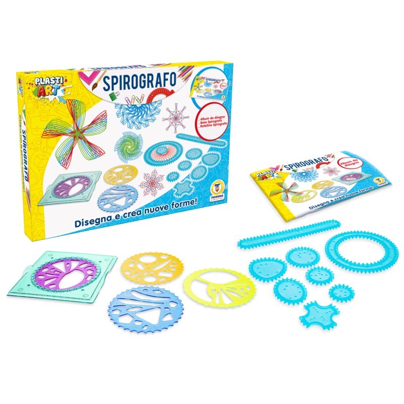 TEOREMA PLASTIART - SPIROGRAFO E STENCIL  67387