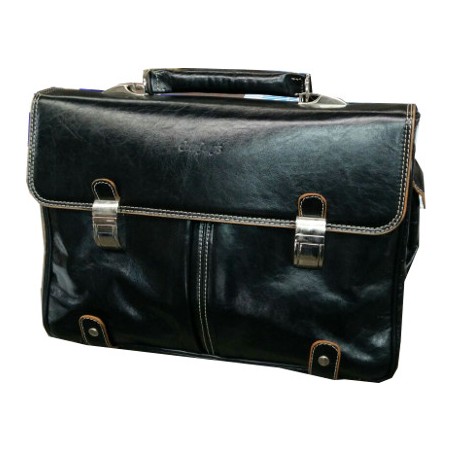 1 - BORSA DOW JONES PELLE 090BK NERO 650504