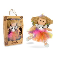 1 - TEOREMA CAMILLA - BAMBOLA IN PEZZA UNICORNO CON VOCE 35cm 68000