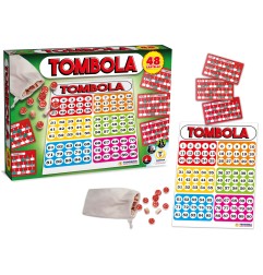 1 - TEOREMA GIOCO TOMBOLA 48 CARTELLE PLAST. C/TABELLONE 68537