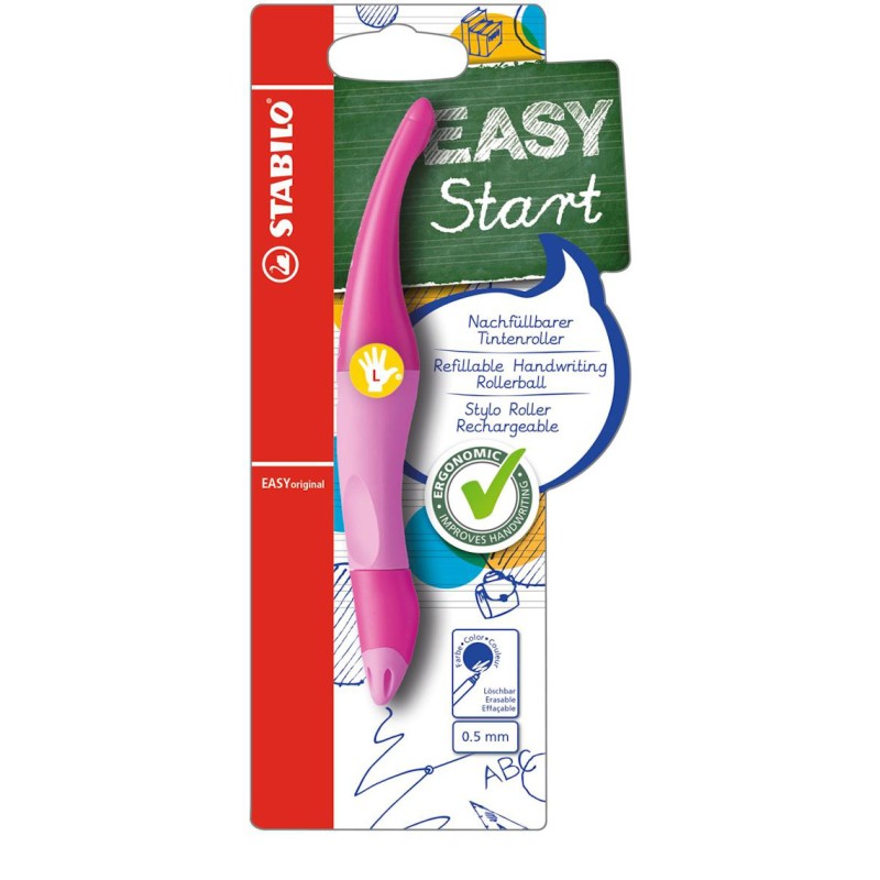 STABILO ROLLER EASY ORIGINAL ROSA +1 REFILL  B-46837-3