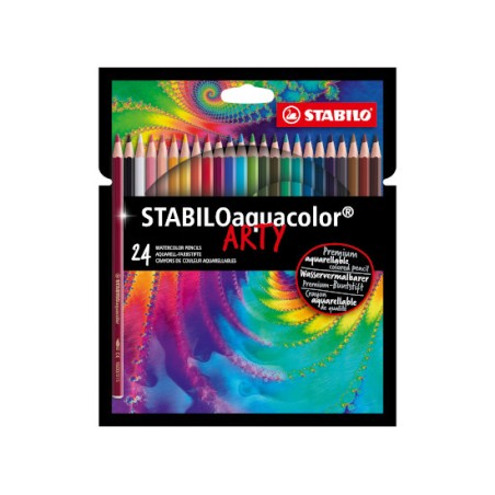 24 pz Pastelli Stabilo aquacolor arty line 1624/1-20