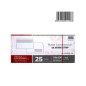 PIGNA Buste SILVER90 STRIP BIANCA internografata 11x23 con Finestra 25pz 593059AM