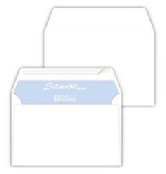 1 - Buste senza finestra Pigna Envelopes Silver90 120x180 mm bianco conf. 500 09768521