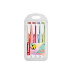 1 - Evidenziatore Stabilo Swing Cool Pastel - 4 colori 275/4-08-1