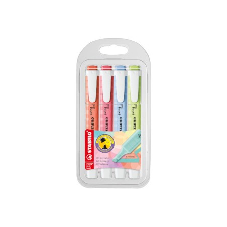 Evidenziatore Stabilo Swing Cool Pastel - 4 colori 275/4-08-1