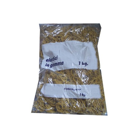 1 - Sacchetto 1 kg Elastici in gomma diam 20