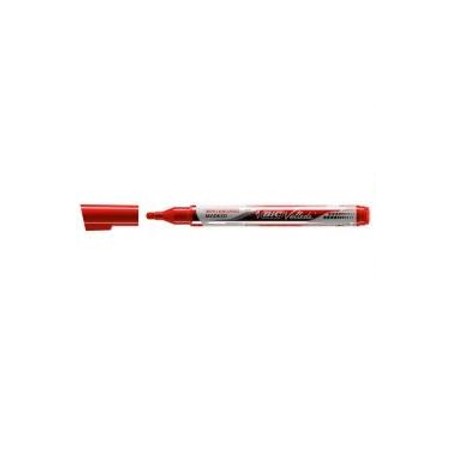 1 - BIC VELLEDA Marcatore ad Inchiostro Liquido con Punta Tonda ROSSO 902089