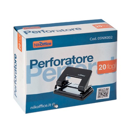 1 - Perforatore a due fori in metallo 20 fogli 05/002