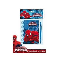 1 - Notebook blocconote + penna spiderman