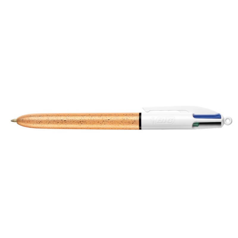 12 pz Penne Biro Bic 4 colori champagne dorato 992701