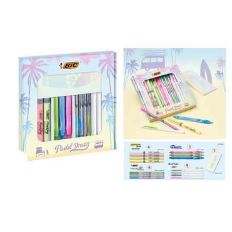 1 - BIC SPECIAL PACK KIT PASTEL DREAM 992735