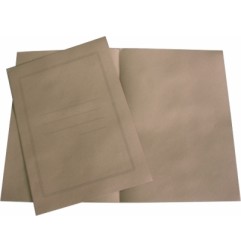 1 - 100 pz Copertina x atti senza lembi con stampa gialla 190 gr