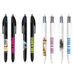 1 - BIRO BIC 4 COLOURS DECOR P.M -12pz 983350*