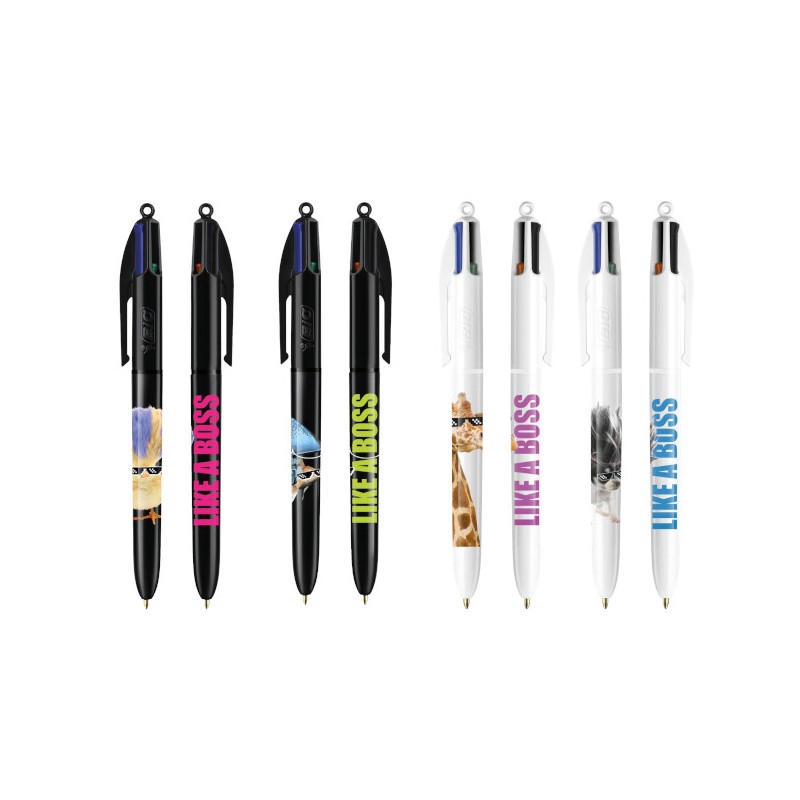 BIRO BIC 4 COLOURS DECOR P.M -12pz 983350*