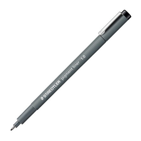 10 pz Penna Staedtler Pigment Liner 308-10 nero