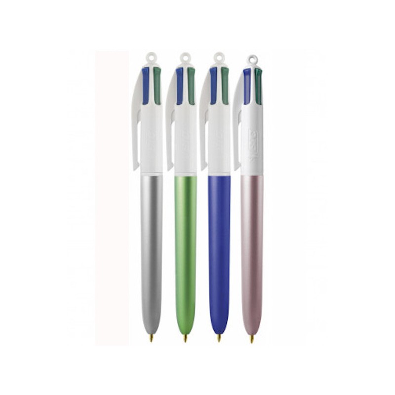 BIRO BIC 4 COLOURS GLACE' COL. ASS. - 4pz  505441