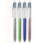 BIRO BIC 4 COLOURS GLACE' COL. ASS. - 4pz  505441