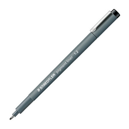 10 pz Penna Staedtler Pigment Liner 308-12 nero