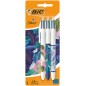 BIRO BIC 4 COLOURS BOTANICAL P.M -3pz 5039031