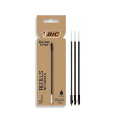 1 - REFILL BIC CRISTAL RE'NEW NERO -BL.3pz 503839