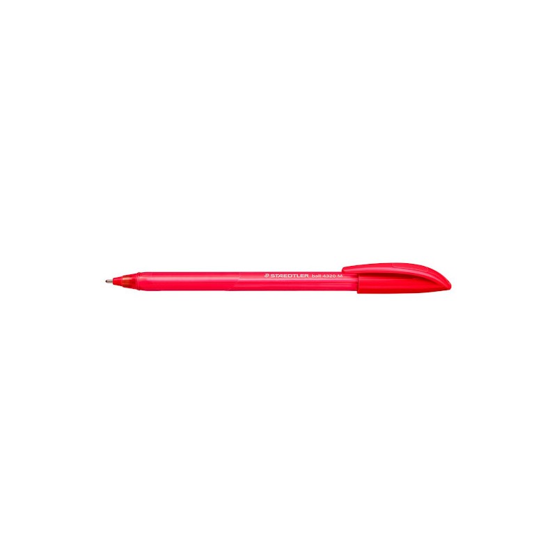 BIRO STAEDTLER 4320 M-2 TAPPO ROSSO 10PZ.