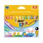 BIC 12 pz Pastelli a cera Plastidecor Jumbo triangle assortiti 829773