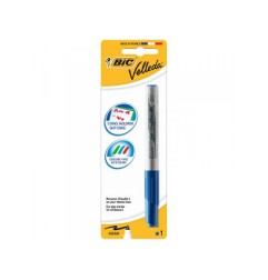 1 - BIC VELLEDA JUNIOR Pennarello Cancellabile per Lavagne BLU 875577