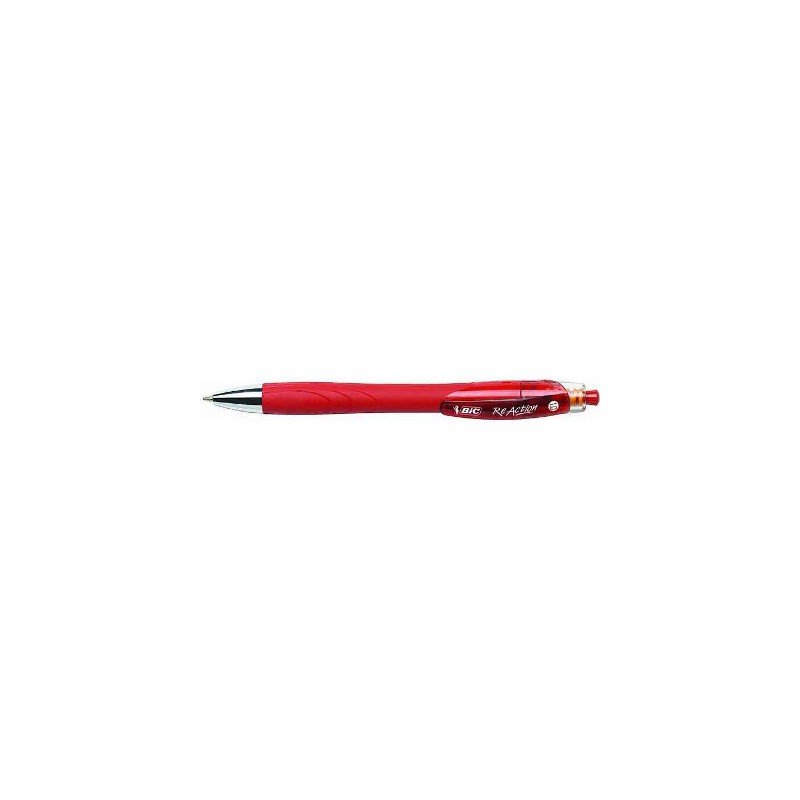 BIC REACTION a Sfera Set da 12 pezzi Colore ROSSO 8575481