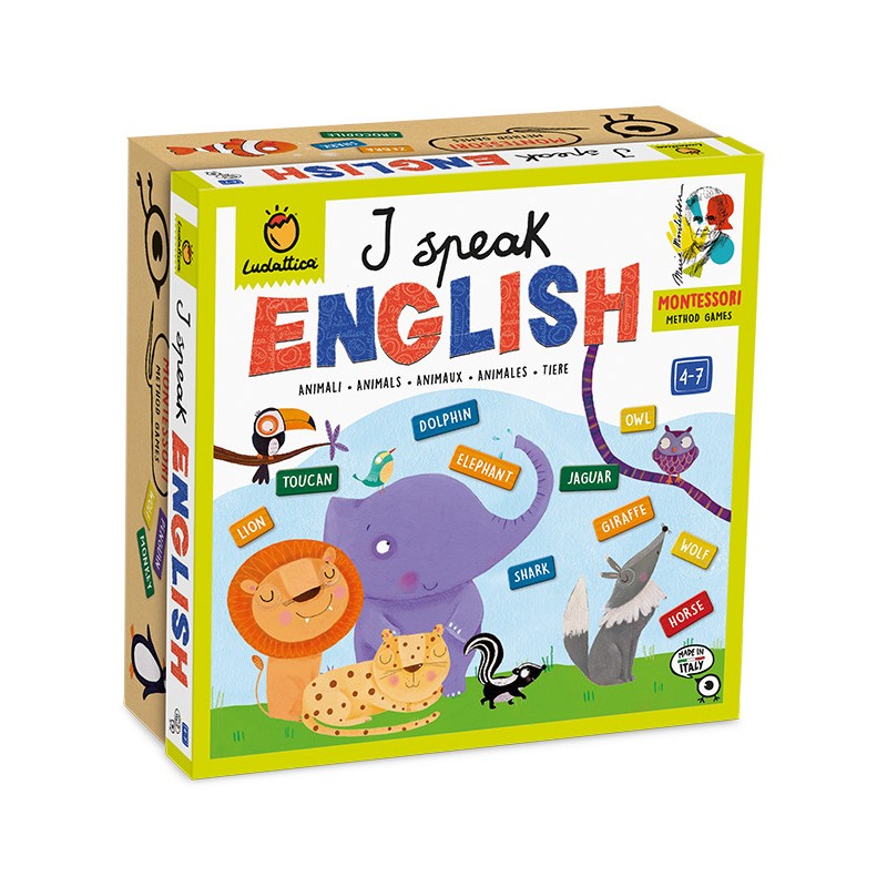 LUDATTICA GIOCHI MONTESSORI - I SPEAK ENGLISH 21160