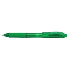 1 - PENTEL 12 pezzi Penna Roller Energel X 07 a scatto colore verde