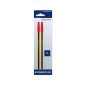 Staedtler Blister con 2 penne noris rosso