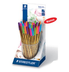 1 - STAEDTLER Penna a sfera 434 noris stick 1,0mm colori ass. 30 PZ