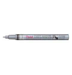 1 - 12 pz Pennarello Marker Pentel silver fine MSP10-Z