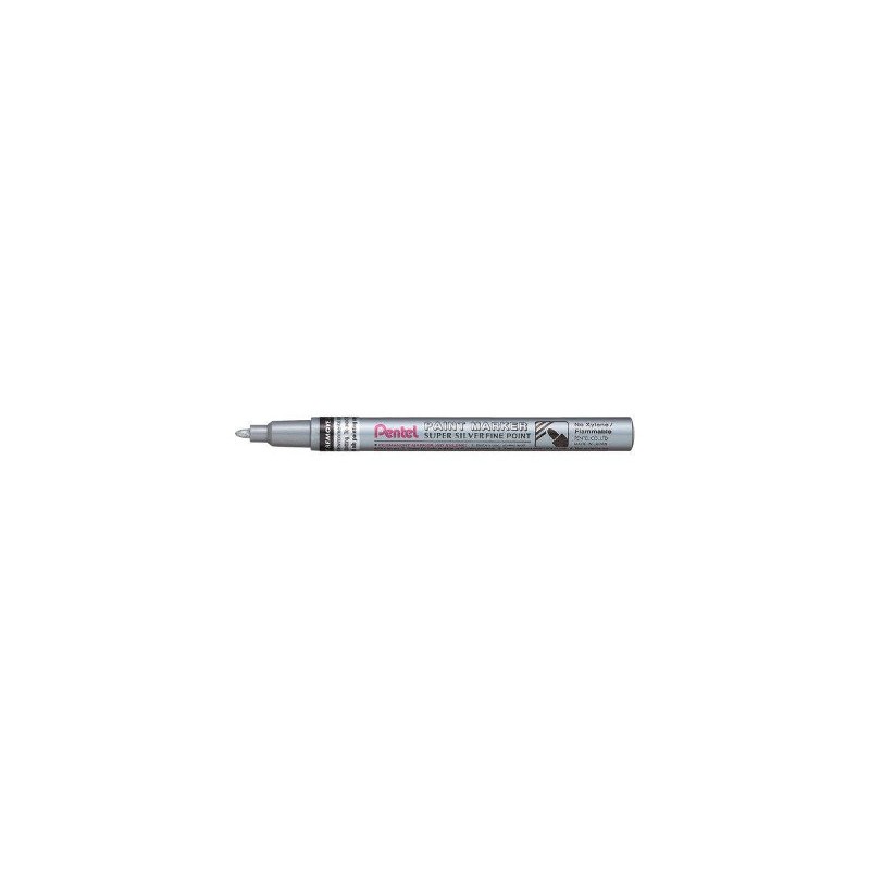 12 pz Pennarello Marker Pentel silver fine MSP10-Z