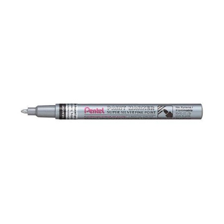 12 pz Pennarello Marker Pentel silver fine MSP10-Z