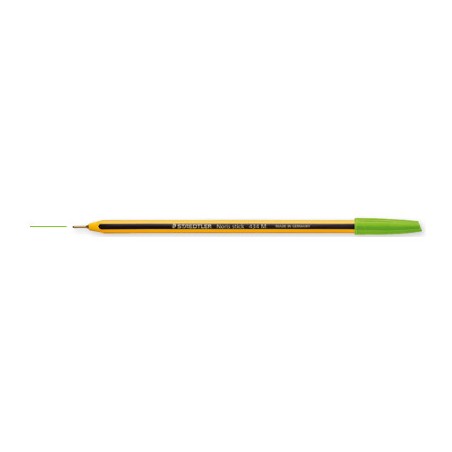 STAEDTLER Penna a Sfera Noris stick Colore verde chiaro M 10 pz